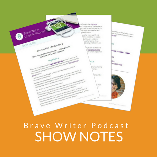 Brave Writer Podcast with Terry Heick