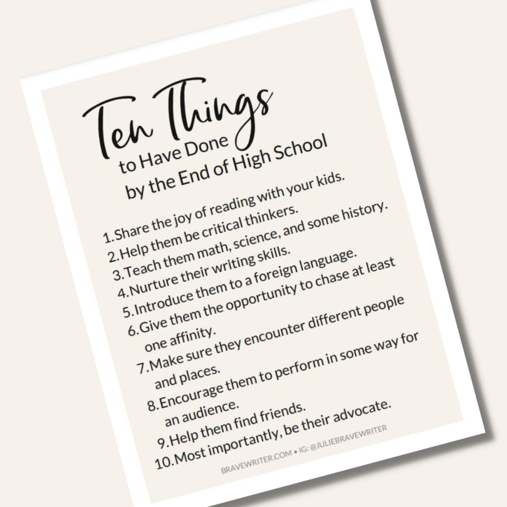 Ten Things Done End High School