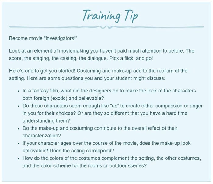 Training Tip Movie Discussion