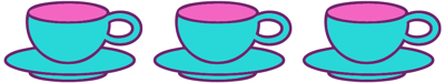 Tea with Julie teacups insert simple